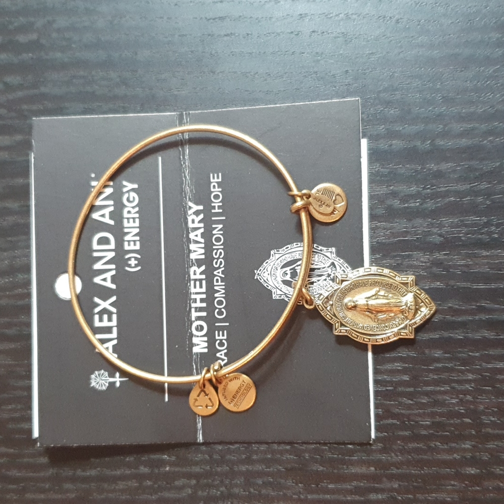 New Alex and Ani Mother Mary Bracelet